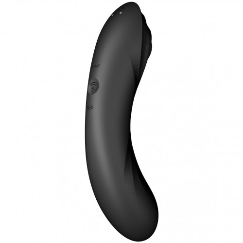 Вакуумный вибростимулятор для клитора и точки G Satisfyer Curvy Trinity 4 черный Вакуумный вибростимулятор для клитора и точки G Satisfyer Curvy Trinity 4 черный