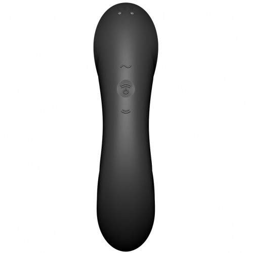 Вакуумный вибростимулятор для клитора и точки G Satisfyer Curvy Trinity 4 черный Вакуумный вибростимулятор для клитора и точки G Satisfyer Curvy Trinity 4 черный