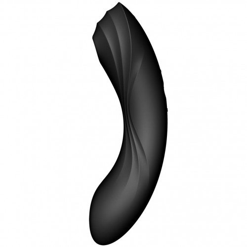 Вакуумный вибростимулятор для клитора и точки G Satisfyer Curvy Trinity 4 черный Вакуумный вибростимулятор для клитора и точки G Satisfyer Curvy Trinity 4 черный