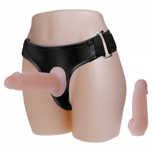 Страпон женский Ultra Passionate Harness с двумя насадками 10 см и 11 см Страпон женский Ultra Passionate Harness с двумя насадками 10 см и 11 см