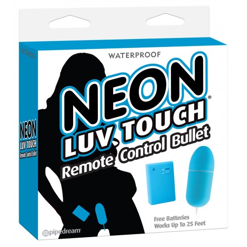 Виброяйцо на дистанционном управлении Neon Luv Touch Remote Control Bullet Blue Виброяйцо на дистанционном управлении Neon Luv Touch Remote Control Bullet Blue