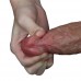 Рельефный фаллос-мулат с мошонкой Lovetoy Silicone Cock 20 см
