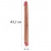 Двойной фаллоимитатор Realistic Slim Ultra Double Dildo