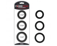 Набор из 3 эрекционных колец Power Plus Soft Silicone Snug Ring