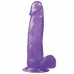 Фаллос на присоске Jelly Studs Crystal Dildo Large фиолетовый 20 см