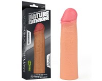 Удлиняющая насадка на пенис Revolutionary Silicone Nature Extender телесная + 5,5 см