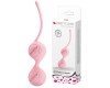 Вагинальные шарики со смещённым центром тяжести Pretty Love Kegel Tighten Up I, розовые