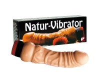 Реалистичный рельефный вибратор Naturvibrator 17 см
