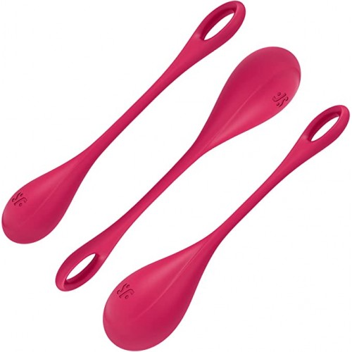 Вагинальные шарики Satisfyer Yoni Power 1 Kegel Balls красные Вагинальные шарики Satisfyer Yoni Power 1 Kegel Balls красные