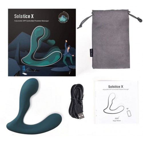 Смарт-массажер простаты Magic Motion Solstice X бирюзовый Смарт-массажер простаты Magic Motion Solstice X бирюзовый