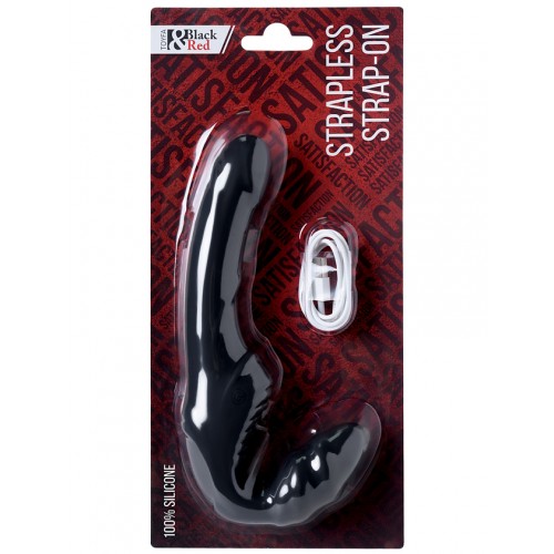 Безремневой страпон с вибрацией Black and Red by Toyfa 35 см Безремневой страпон с вибрацией Black and Red by Toyfa 35 см