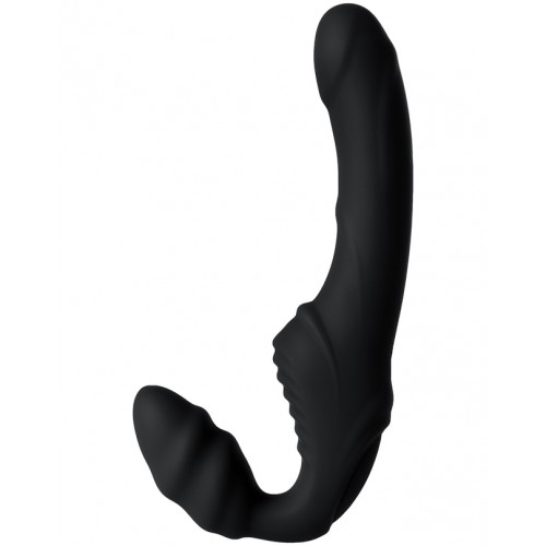 Безремневой страпон с вибрацией Black and Red by Toyfa 35 см Безремневой страпон с вибрацией Black and Red by Toyfa 35 см