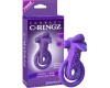 Двойное эрекционное кольцо с вибрацией Fantasy C-Ringz Lovely Licks Couples Ring