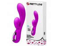 Перезаряжаемый вибратор Pretty Love Honey с Bluetooth-управлением
