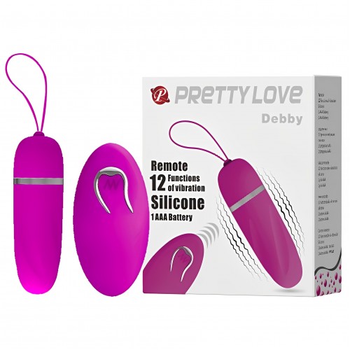 Виброяйцо с беспроводным управлением Pretty Love Debby Виброяйцо с беспроводным управлением Pretty Love Debby