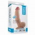 Изогнутый реалистичный фаллос на присоске The Ultra Soft Dude 20 см