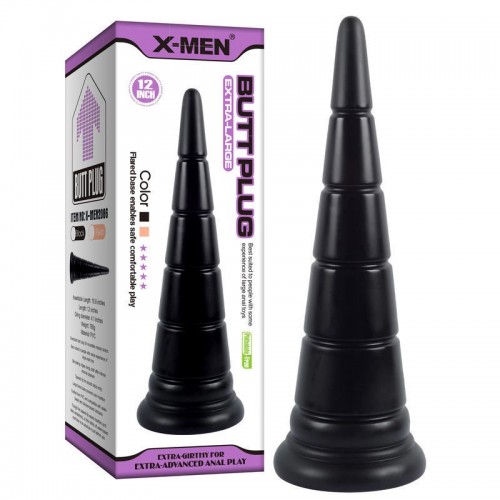 Конусная анальная втулка X-Men Butt Plug 31 см Конусная анальная втулка X-Men Butt Plug 31 см