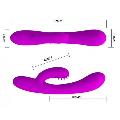 Вибратор с клиторальным стимулятором Pretty Love Harry Вибратор с клиторальным стимулятором Pretty Love Harry