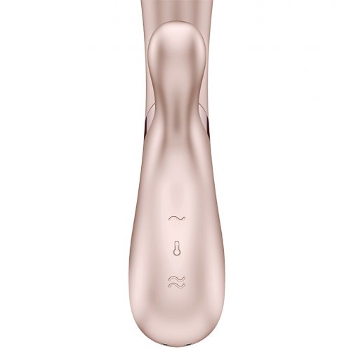 Смарт-вибратор с функцией нагрева Satisfyer Hot Lover бежевый Смарт-вибратор с функцией нагрева Satisfyer Hot Lover бежевый