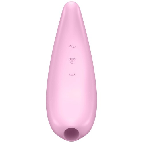 Вакуумный смарт-стимулятор клитора с вибрацией Satisfyer Curvy 3+ розовый Вакуумный смарт-стимулятор клитора с вибрацией Satisfyer Curvy 3+ розовый