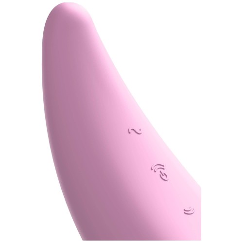 Вакуумный смарт-стимулятор клитора с вибрацией Satisfyer Curvy 3+ розовый Вакуумный смарт-стимулятор клитора с вибрацией Satisfyer Curvy 3+ розовый