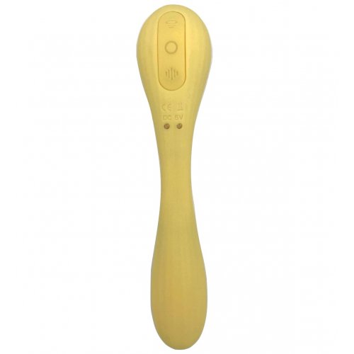 Гибкий вагинально-клиторальный смарт-вибратор Magic Motion Bobi желтый Гибкий вагинально-клиторальный смарт-вибратор Magic Motion Bobi желтый