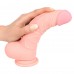 Фаллоимитатор реалистик с загнутой головкой Medical Silicone Dildo 20 см