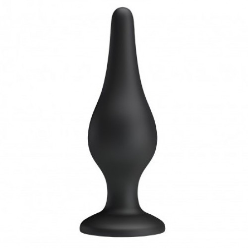 Черная анальная пробка на присоске Pretty Love Sensitive Prostate Plug Черная анальная пробка на присоске Pretty Love Sensitive Prostate Plug