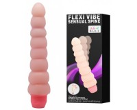 Рельефный вибратор с хребтом Flexi Vibe 19 см