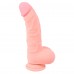 Фаллоимитатор реалистик с загнутой головкой Medical Silicone Dildo 20 см