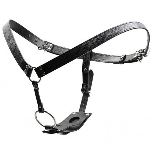 Ремень для страпона с анальной и вагинальной втулками Ремень для страпона с анальной и вагинальной втулками