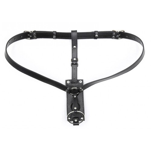 Ремень для страпона с анальной и вагинальной втулками Ремень для страпона с анальной и вагинальной втулками
