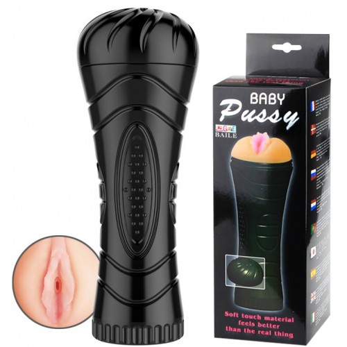 Мастурбатор-вагина в колбе Pussy Baby Мастурбатор-вагина в колбе Pussy Baby