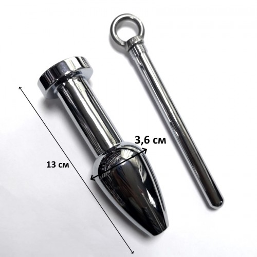 Анальный тоннель-пробка с винтовым замком Анальный тоннель-пробка с винтовым замком