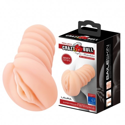 Реалистичный мастурбатор-вагина Crazy Bull Laura Реалистичный мастурбатор-вагина Crazy Bull Laura