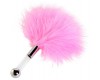 Розовый перьевой тиклер Theatre 13 см