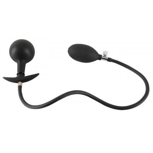 Расширяющаяся анальная пробка со смещенным центром тяжести Inflatable Plug Расширяющаяся анальная пробка со смещенным центром тяжести Inflatable Plug