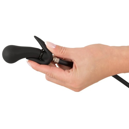 Расширяющаяся анальная пробка со смещенным центром тяжести Inflatable Plug Расширяющаяся анальная пробка со смещенным центром тяжести Inflatable Plug