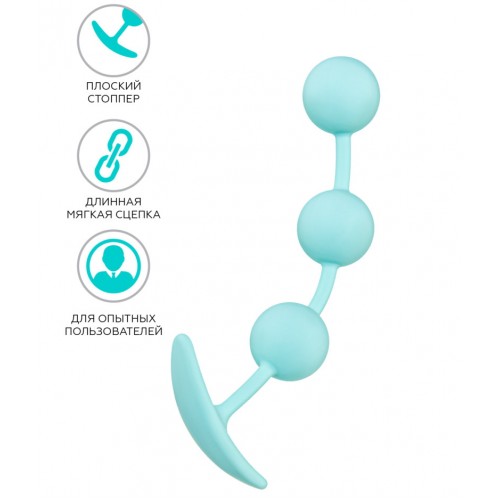 Анальная втулка ToDo by Toyfa Triplex голубая Анальная втулка ToDo by Toyfa Triplex голубая