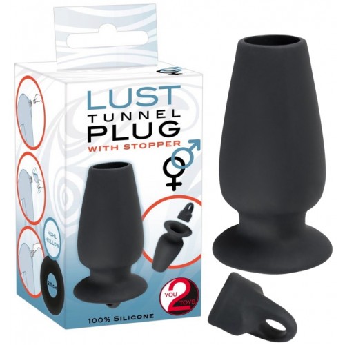 Анальный тоннель с заглушкой Lust Tunnel Plug Анальный тоннель с заглушкой Lust Tunnel Plug