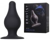 Черная анальная втулка Erotist Spade XS