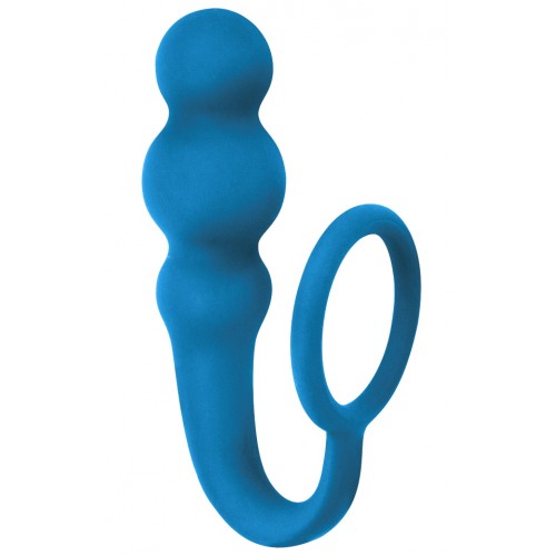 Анальная пробка с кольцом на пенис Spice it up Legend Aquamarine Анальная пробка с кольцом на пенис Spice it up Legend Aquamarine