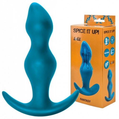 Анальный стимулятор синего цвета Spice It Up Fantasy Анальный стимулятор синего цвета Spice It Up Fantasy