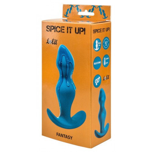 Анальный стимулятор синего цвета Spice It Up Fantasy Анальный стимулятор синего цвета Spice It Up Fantasy