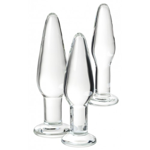 Набор анальных втулок из стекла Sexus Glass Набор анальных втулок из стекла Sexus Glass