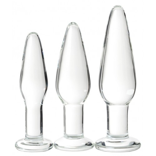 Набор анальных втулок из стекла Sexus Glass Набор анальных втулок из стекла Sexus Glass