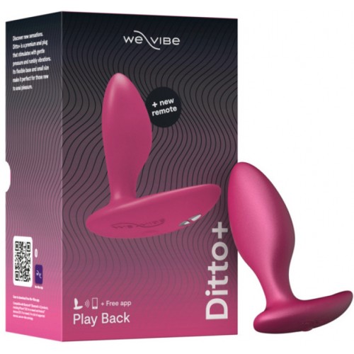 Анальная смарт-втулка с вибрацией We-Vibe Ditto Plus розовый Анальная смарт-втулка с вибрацией We-Vibe Ditto Plus розовый