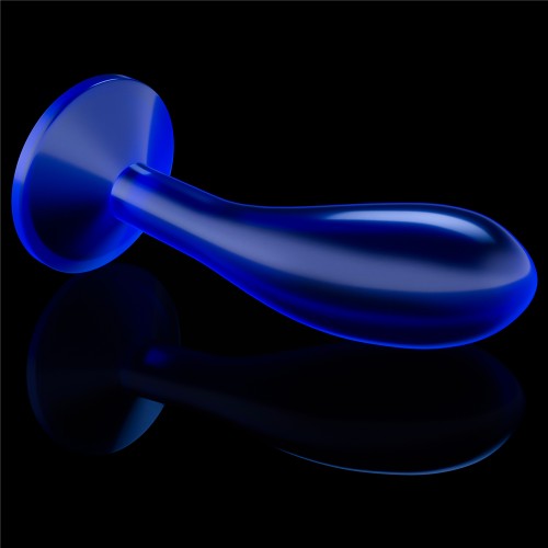 Стимулятор простаты Lovetoy Flawless Clear Prostate Plug синего цвета 15 см Стимулятор простаты Lovetoy Flawless Clear Prostate Plug синего цвета 15 см