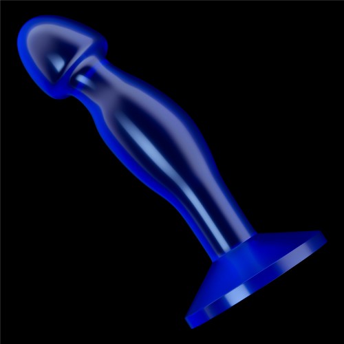 Анальная втулка Lovetoy Flawless Clear Prostate Plug синего цвета 17 см Анальная втулка Lovetoy Flawless Clear Prostate Plug синего цвета 17 см