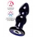 Анальная вибровтулка из стекла Sexus Glass синяя 11 см Анальная вибровтулка из стекла Sexus Glass синяя 11 см